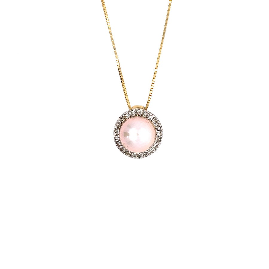 Diamond-Pearl Pendant