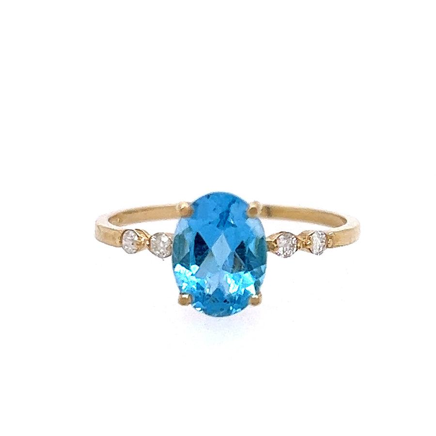 Birthstone Gold Ring(December )