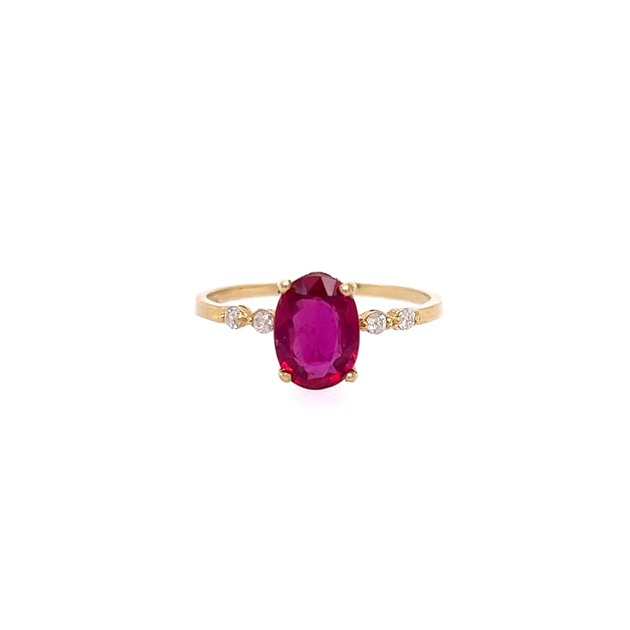 Birthstone Gold Ring(July)