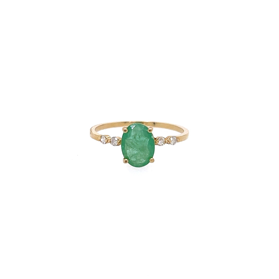 Birthstone Gold Ring(May)