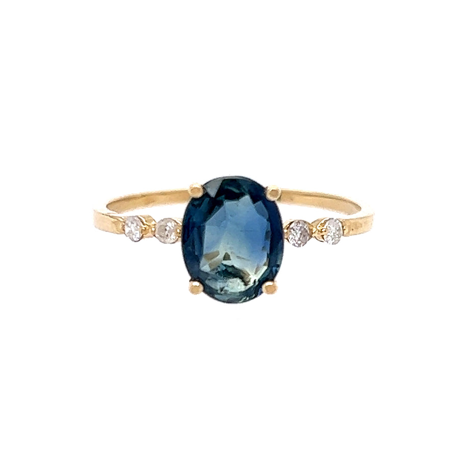 Birthstone Gold Ring(September )