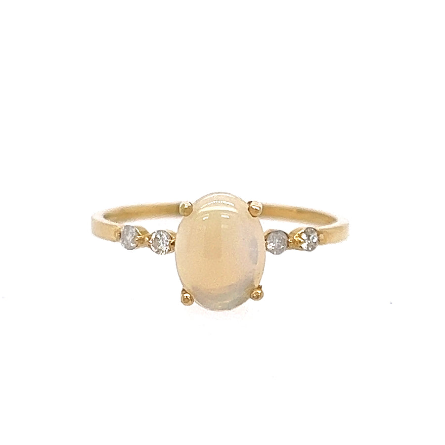 Birthstone Gold Ring(October)