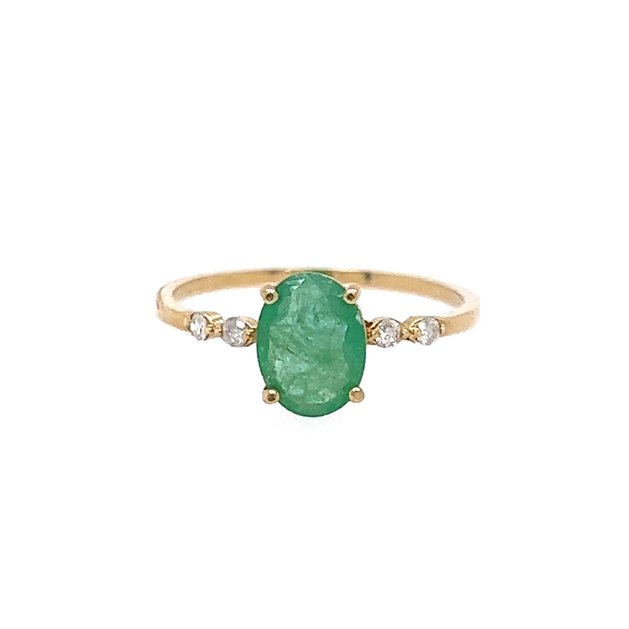 Birthstone Gold Ring(May)