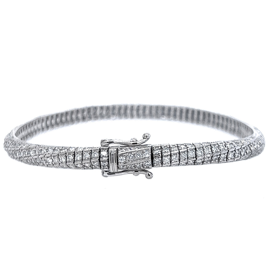 Diamond Tennis Bracelet 3.09Ct