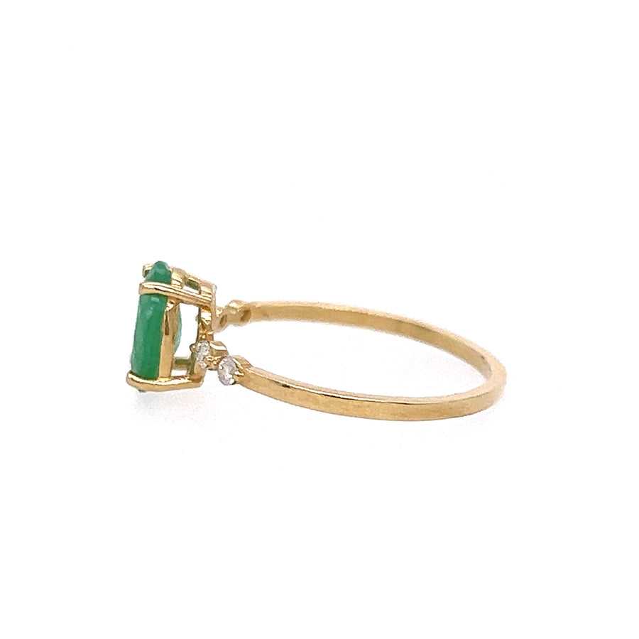 Birthstone Gold Ring(May)