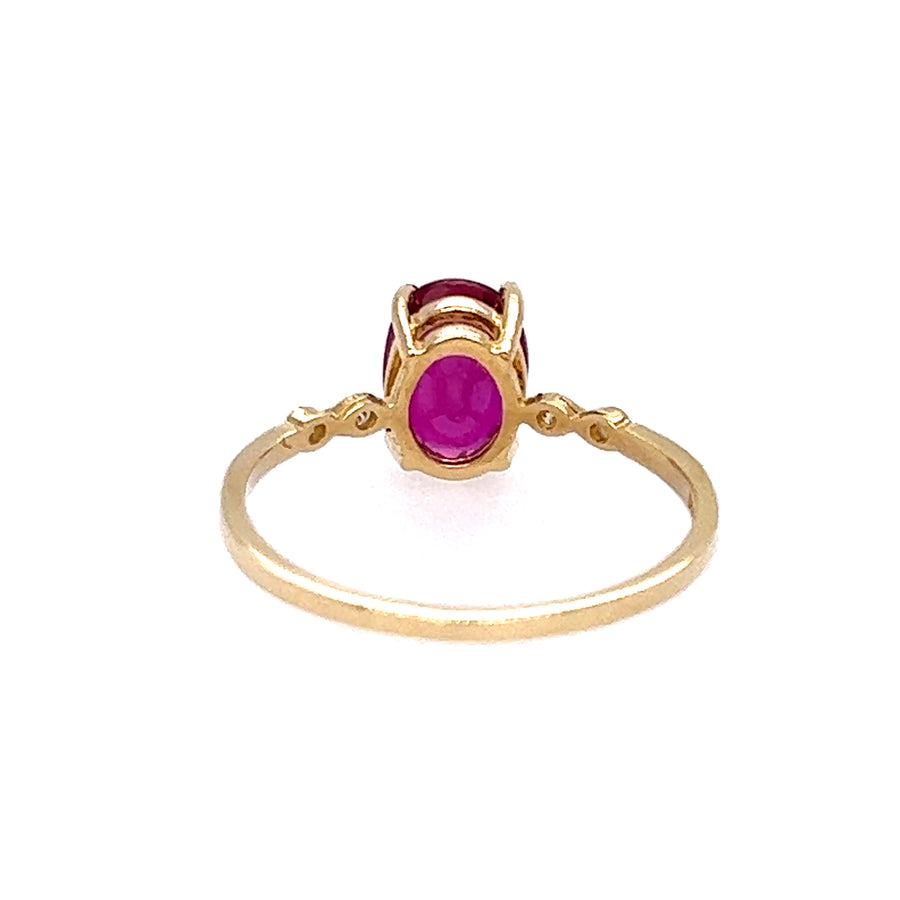 Birthstone Gold Ring(July)