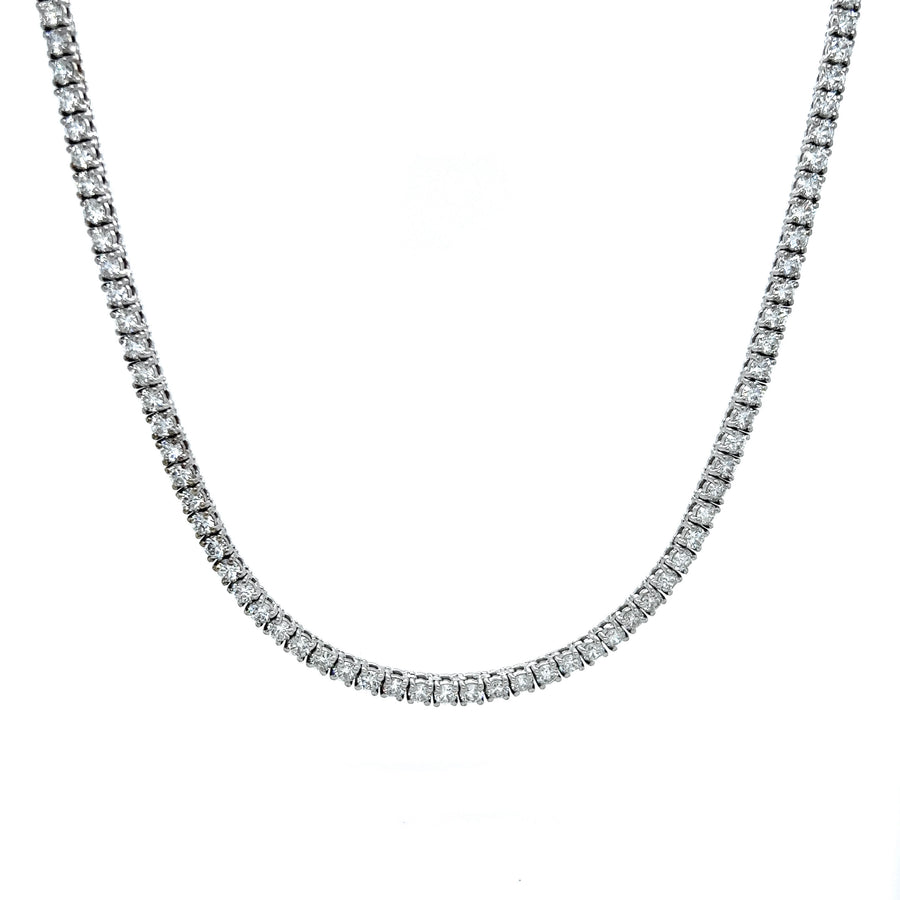 Diamond Tennis Necklace 11.81Ct