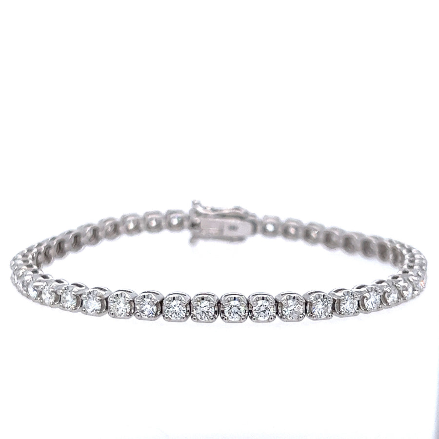 Diamond Tennis Bracelet 3.85Ct