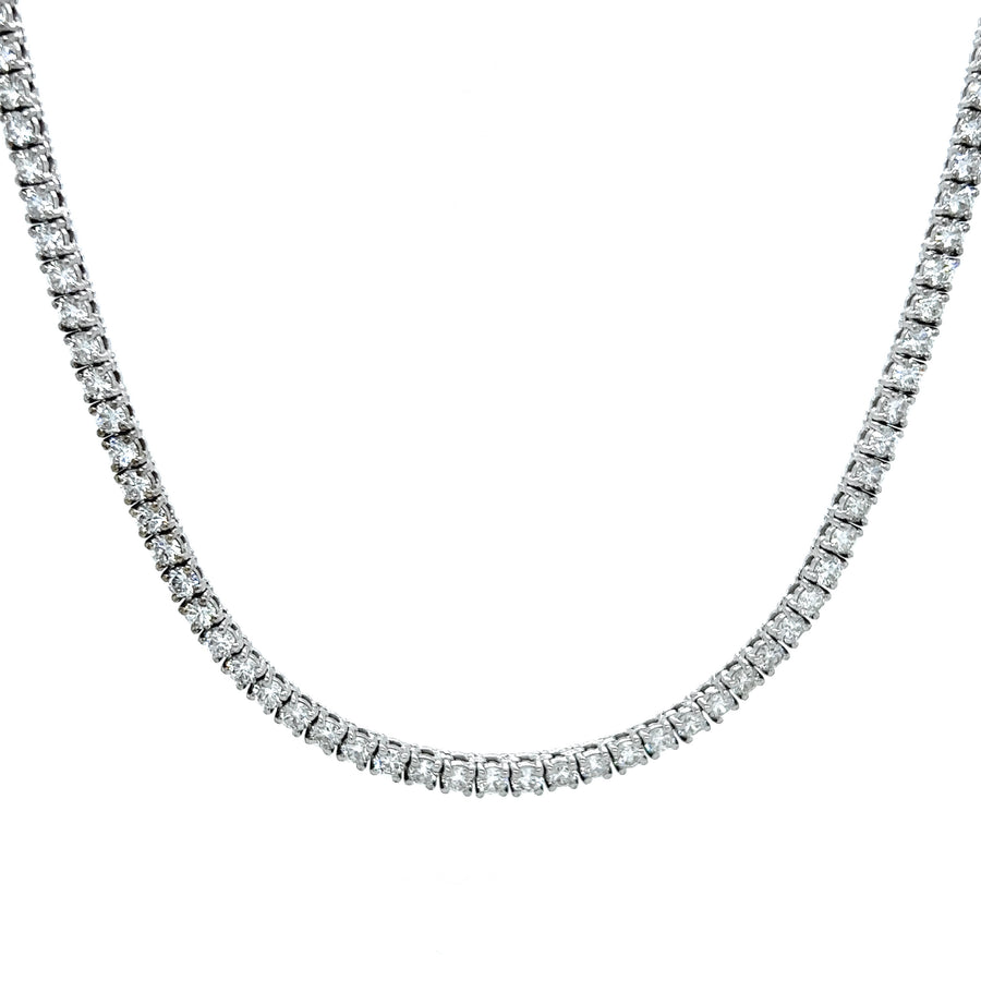 Diamond Tennis Necklace 11.81Ct