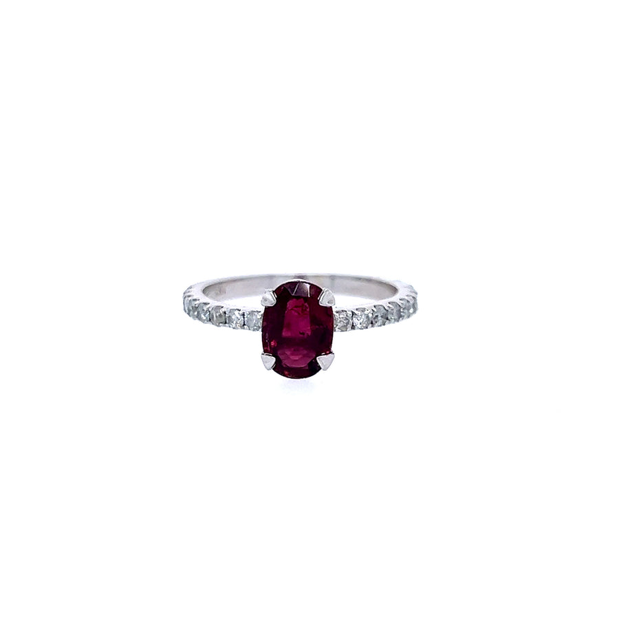 Diamond-Ruby ring