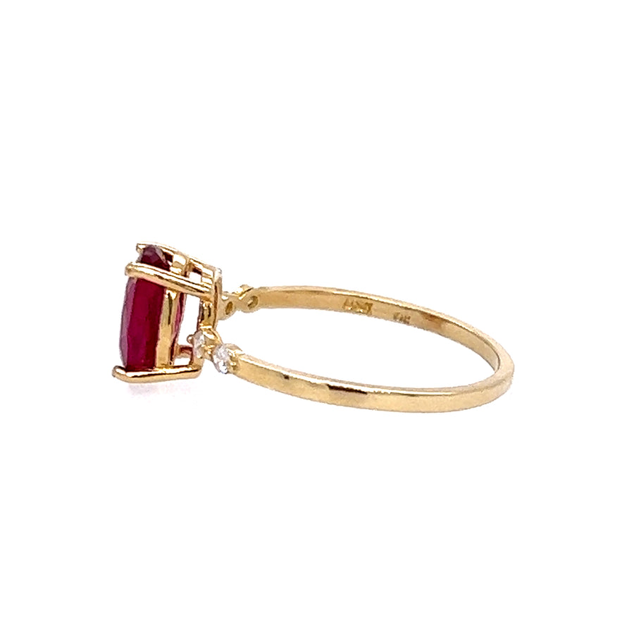 Birthstone Gold Ring(July)