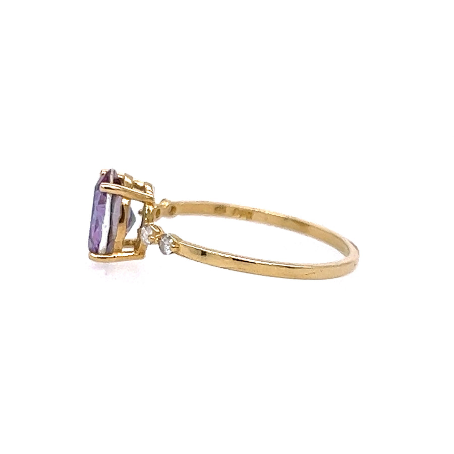 Birthstone Gold Ring(June)