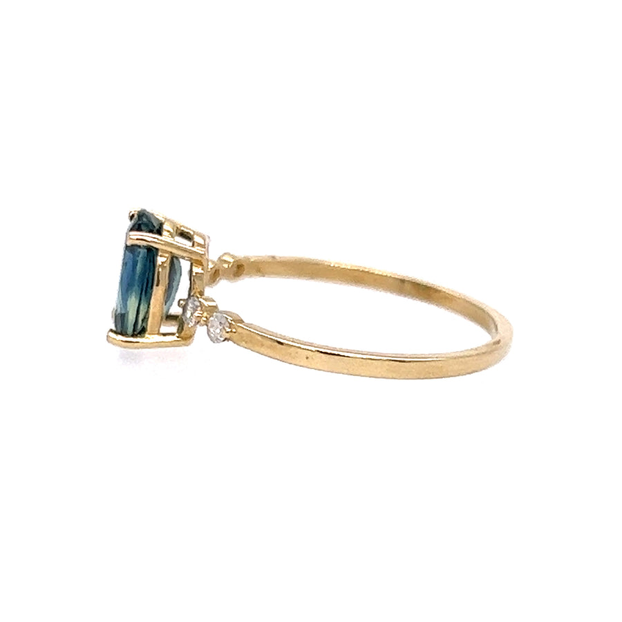 Birthstone Gold Ring(September )