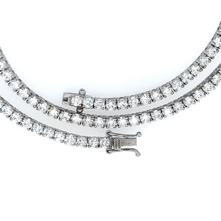 Diamond Tennis Necklace 11.81Ct