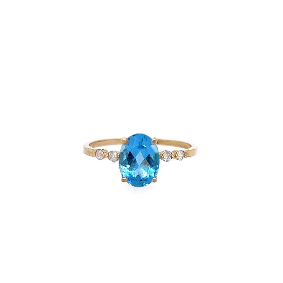 Birthstone Gold Ring(December )