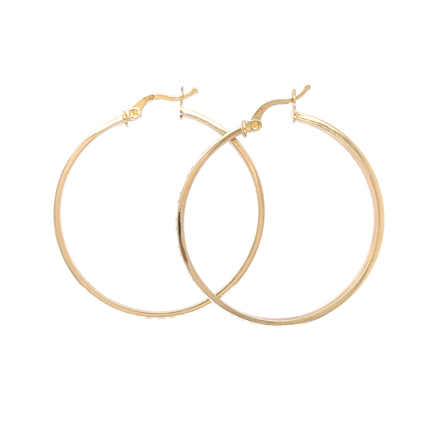 Plain Gold earrings