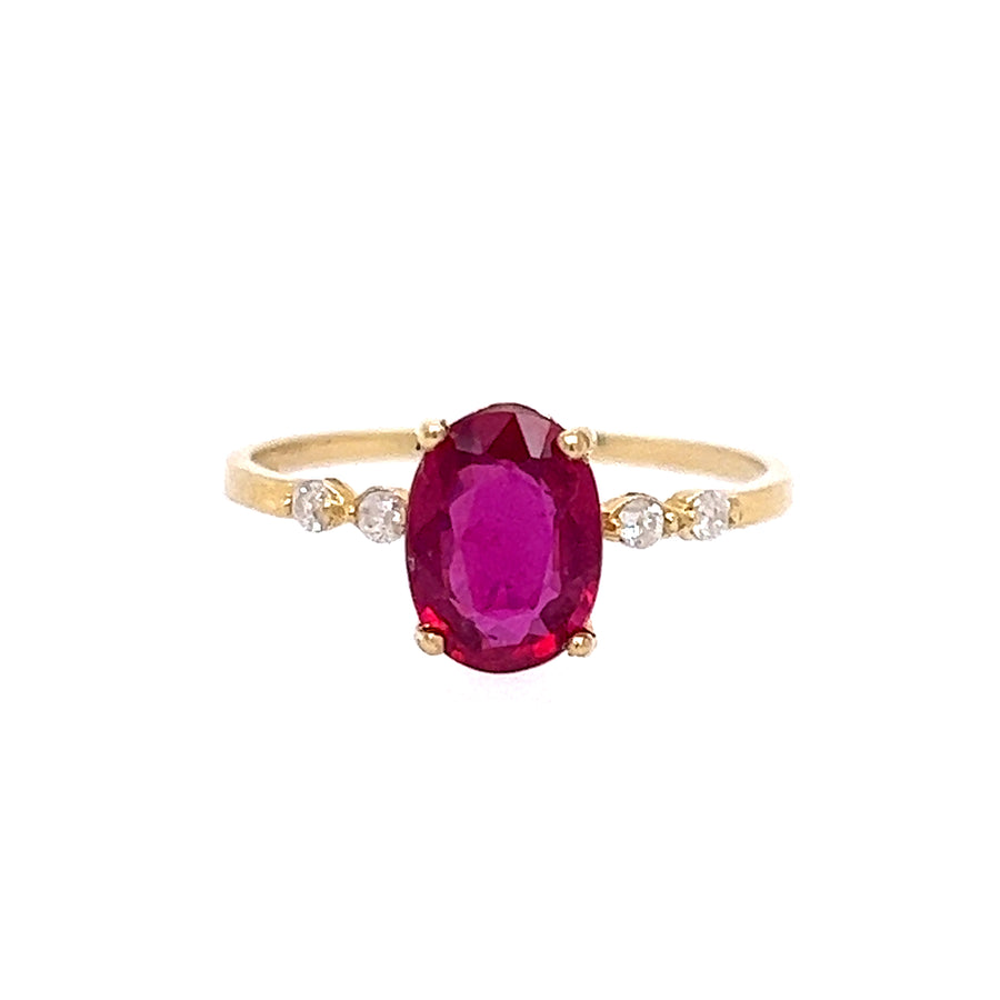 Birthstone Gold Ring(July)