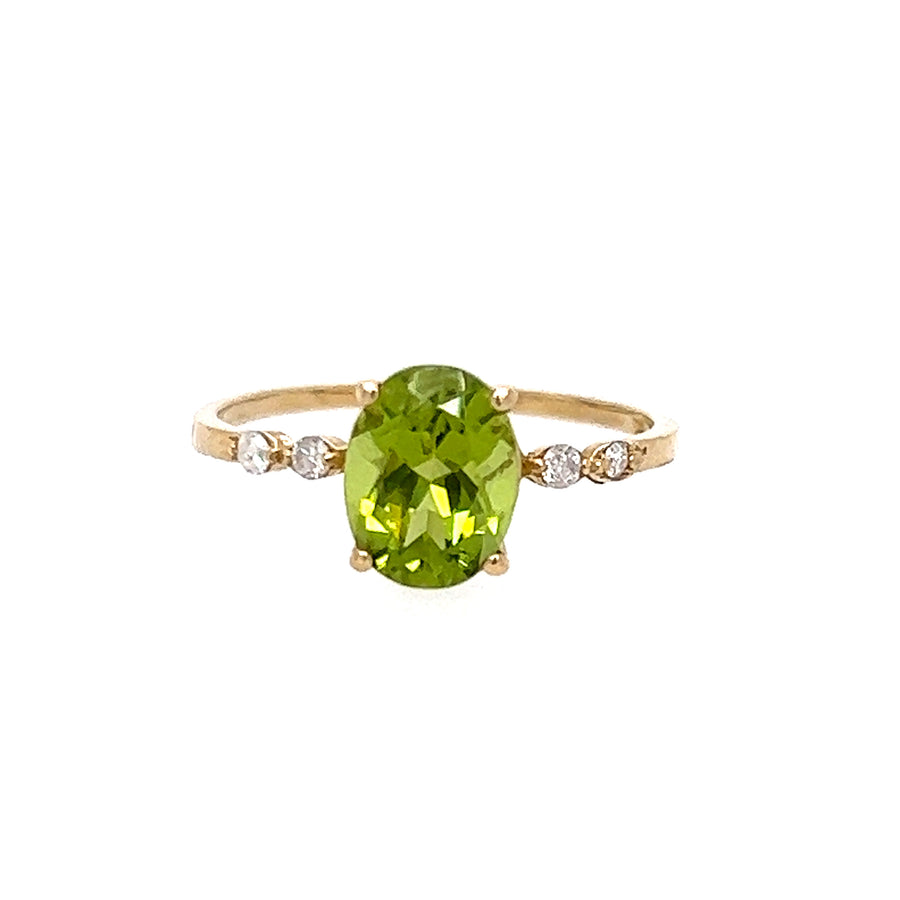 Birthstone Gold Ring(August )