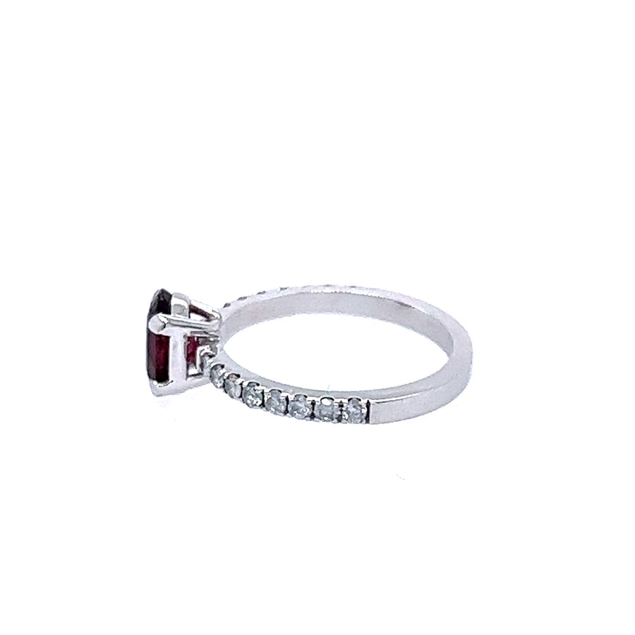 Diamond-Ruby ring