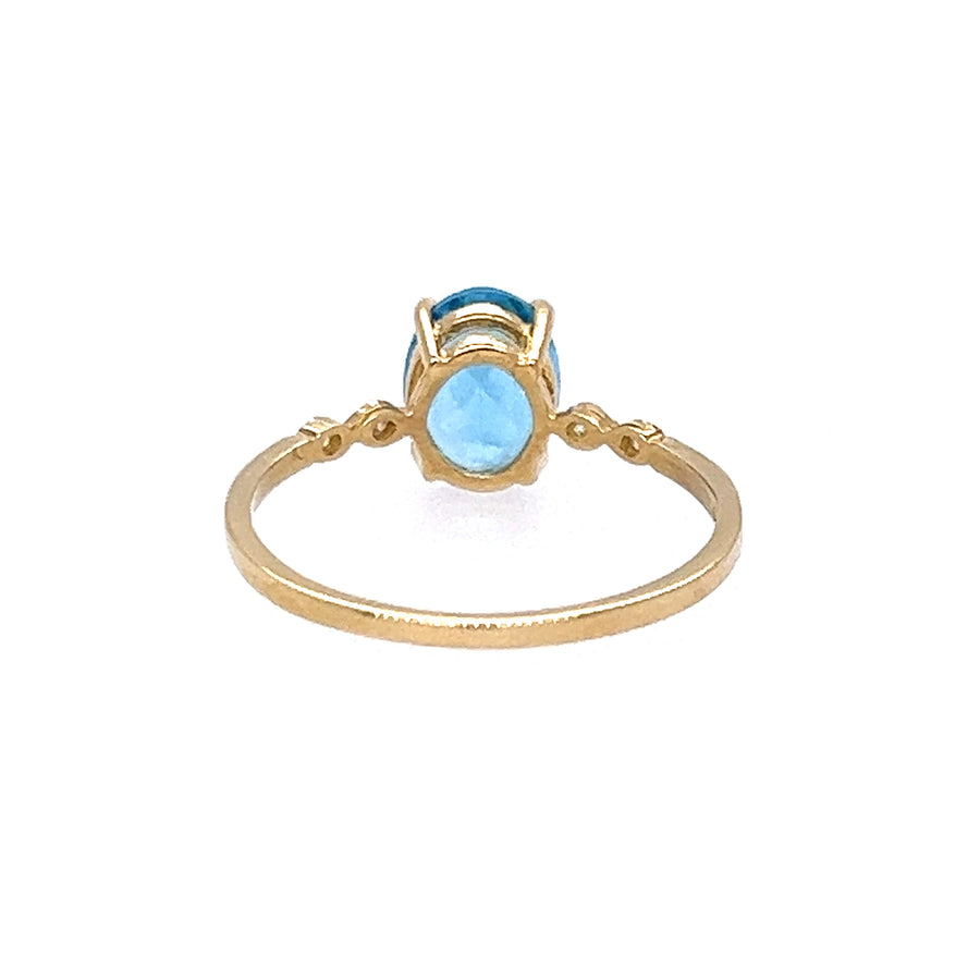 Birthstone Gold Ring(December )