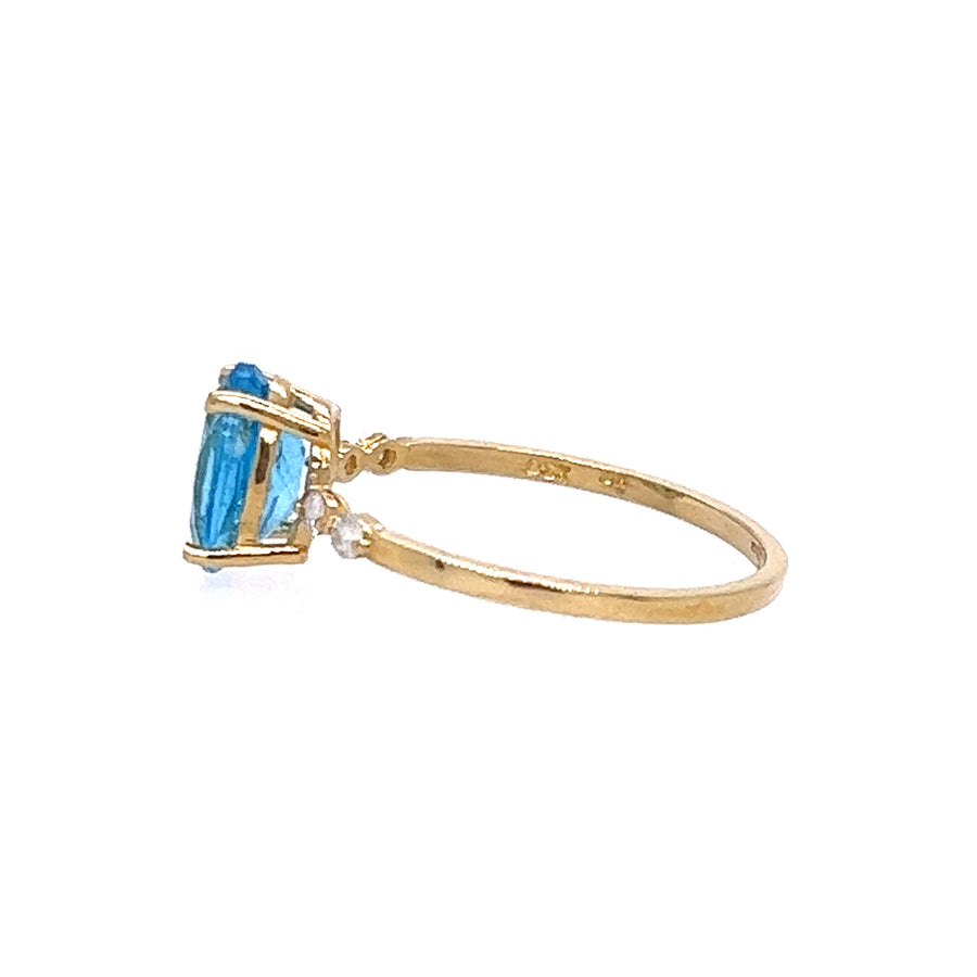 Birthstone Gold Ring(December )