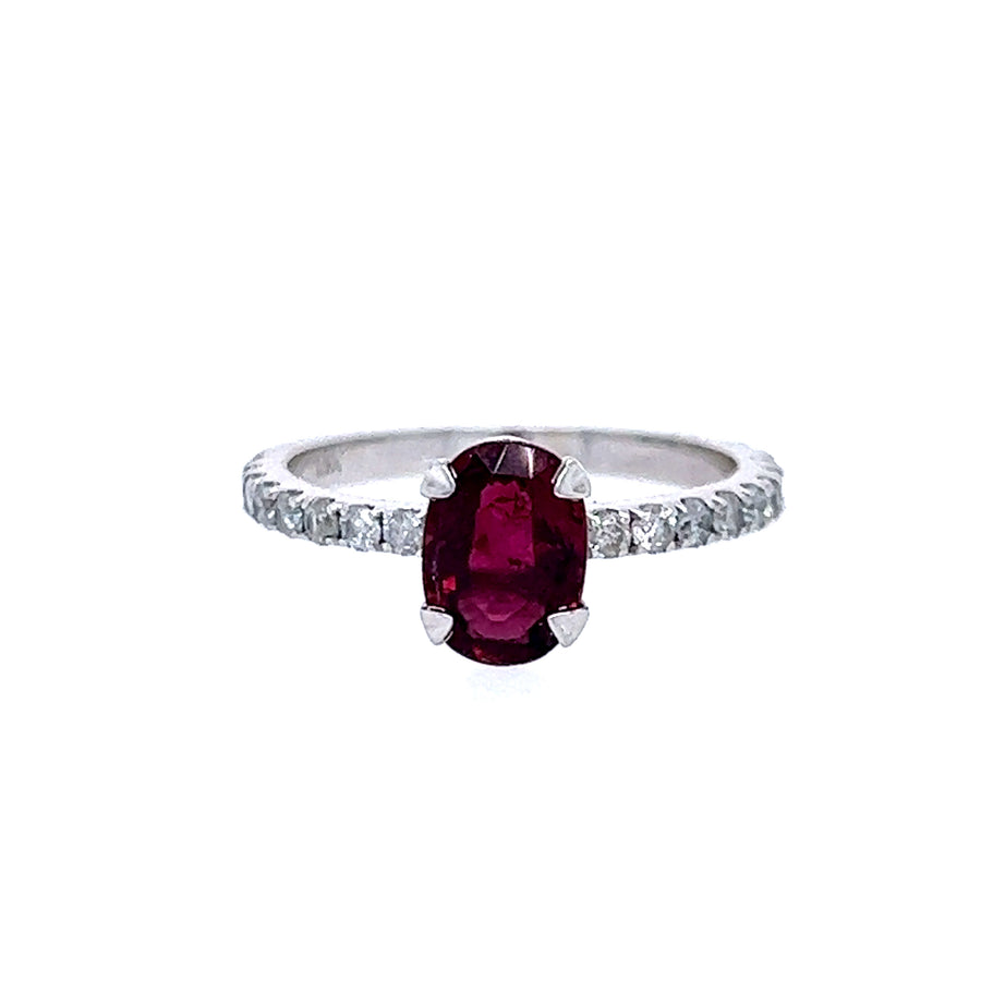 Diamond-Ruby ring