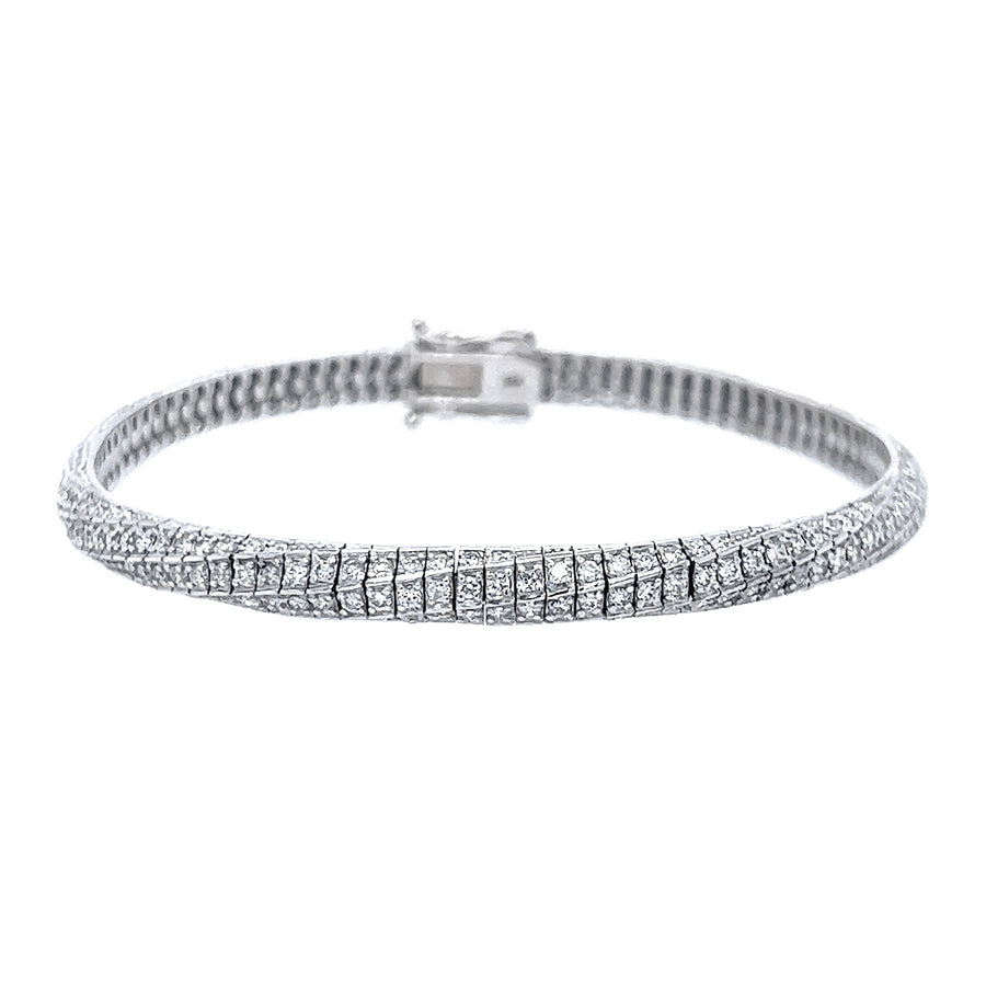 Diamond Tennis Bracelet 3.09Ct