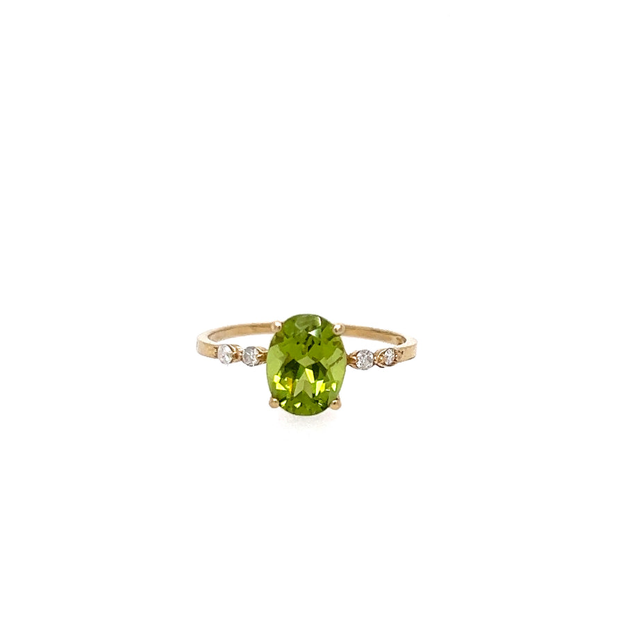 Birthstone Gold Ring(August )