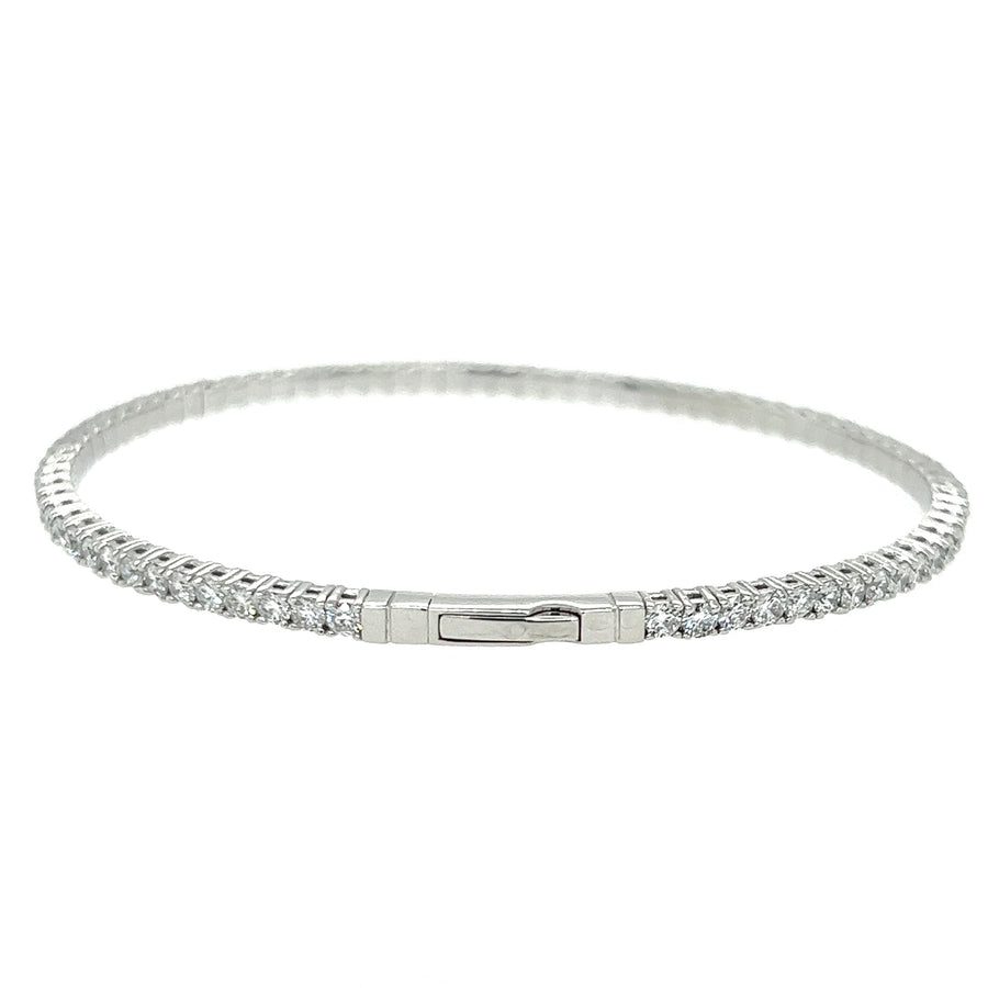 Diamonds Flexible Bracelet 3.09Ct