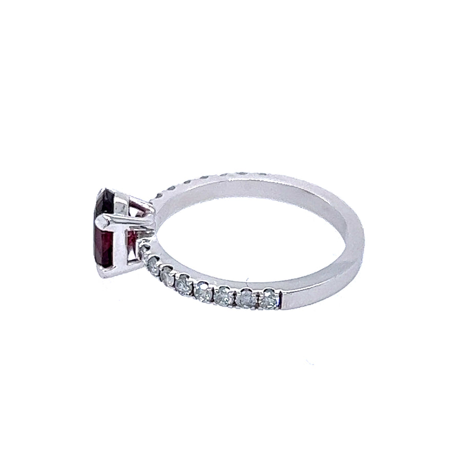 Diamond-Ruby ring