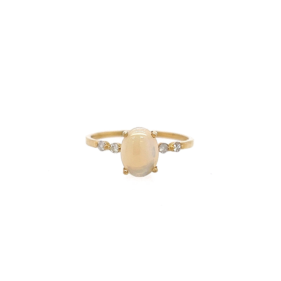 Birthstone Gold Ring(October)