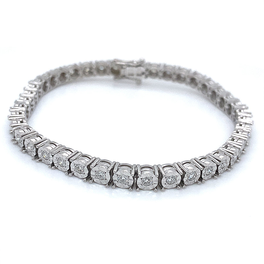 Diamond Tennis Bracelet 1.54Ct.