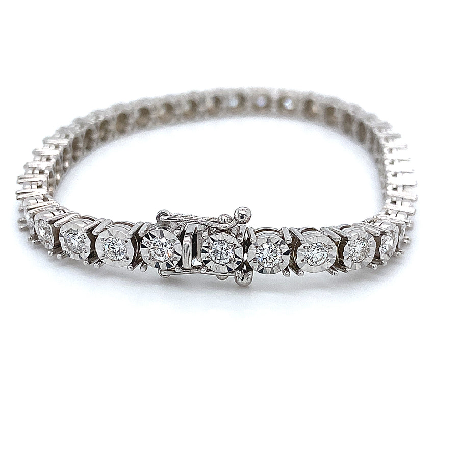 Diamond Tennis Bracelet 3.23Ct