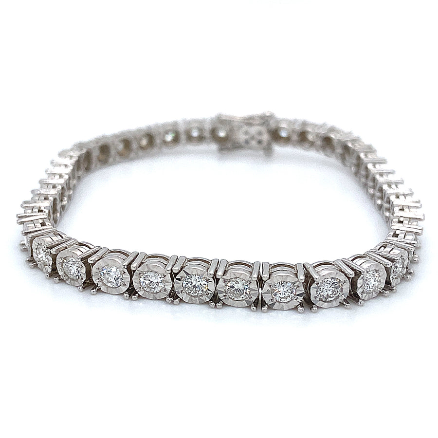 Diamond Tennis Bracelet 3.23Ct