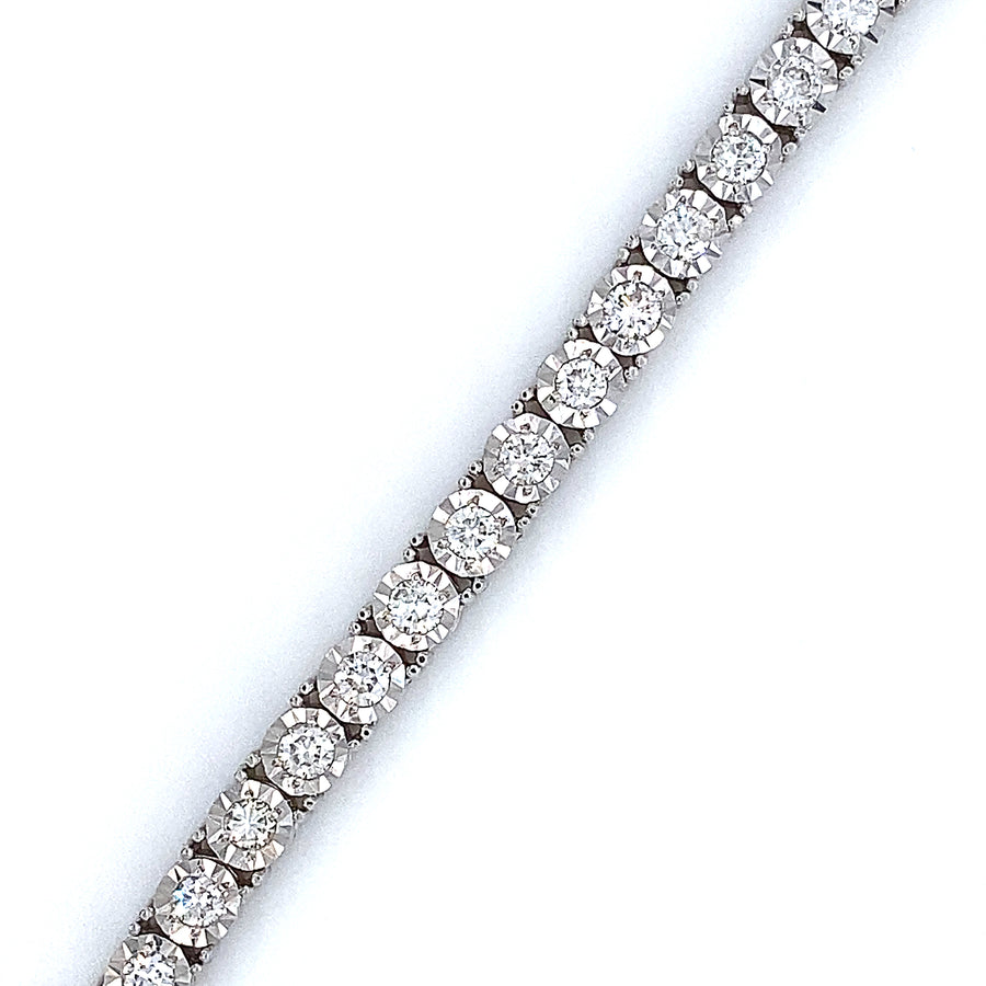 Diamond Tennis Bracelet 3.23Ct