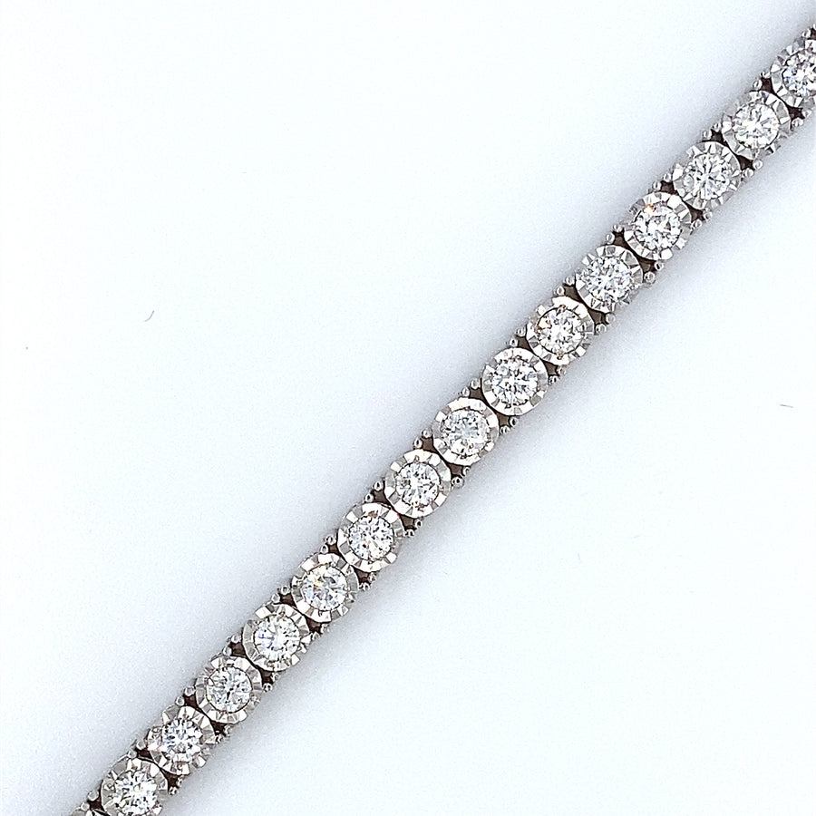 Diamond Tennis Bracelet 3.68Ct.