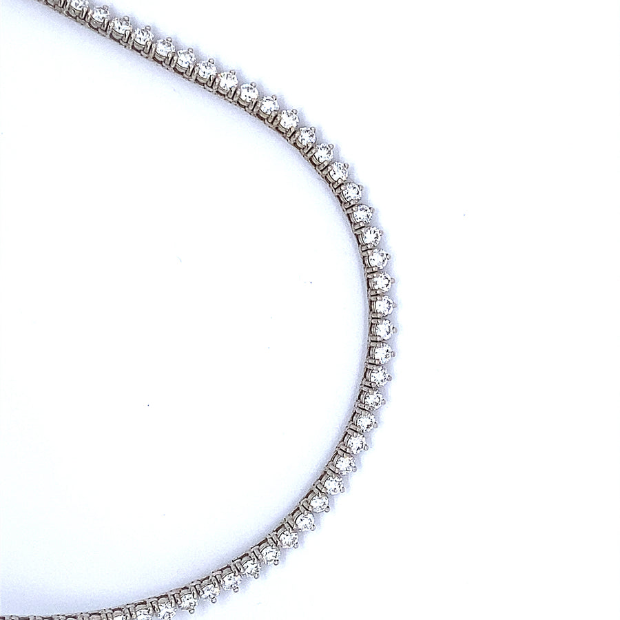 Diamond Tennis Necklace 12.35Ct.