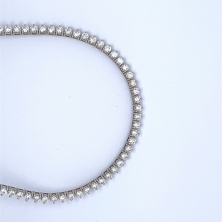 Diamond Tennis Necklace 12.35Ct.