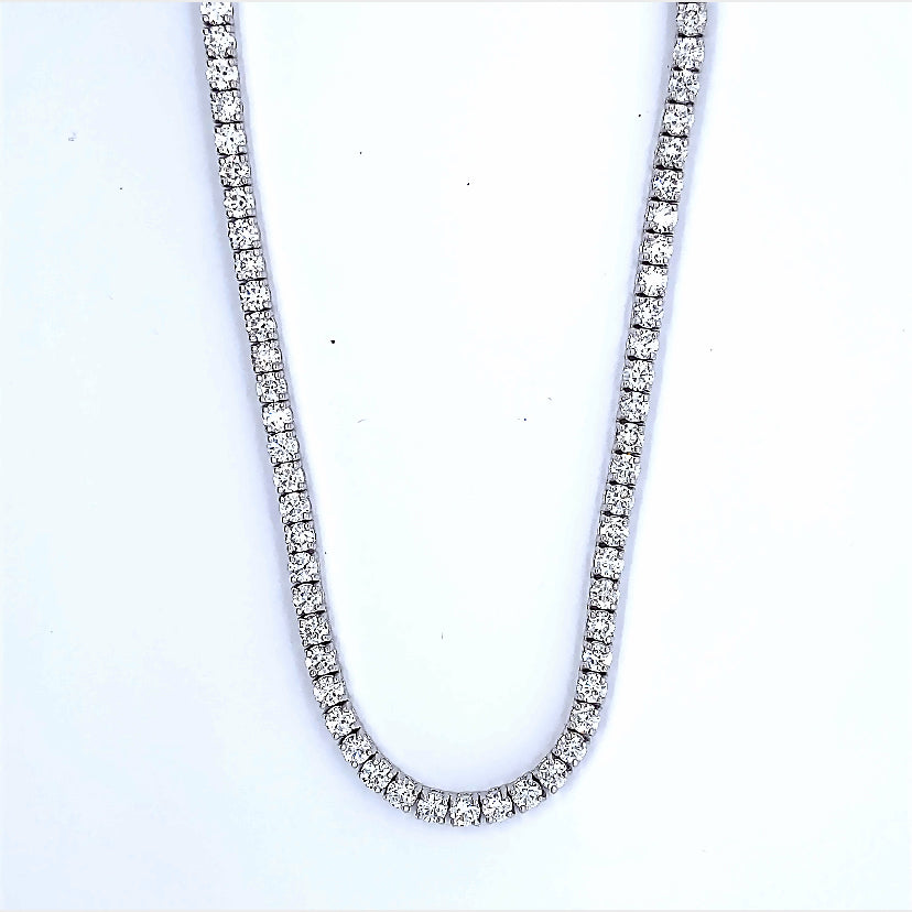 Diamond Tennis Necklace  16.60Ct.