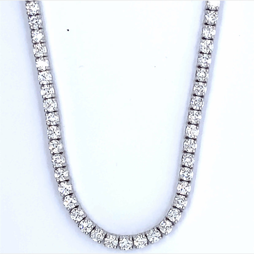 Diamond Tennis Necklace  16.60Ct.