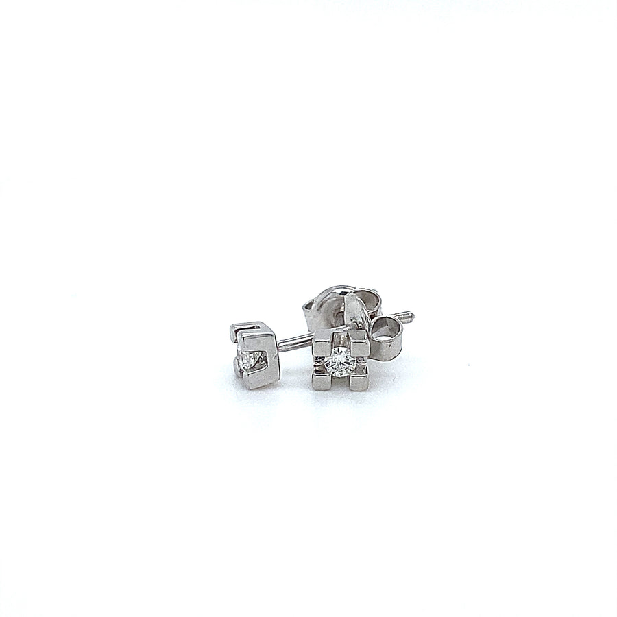 Diamond stud earrings 0.16Ct