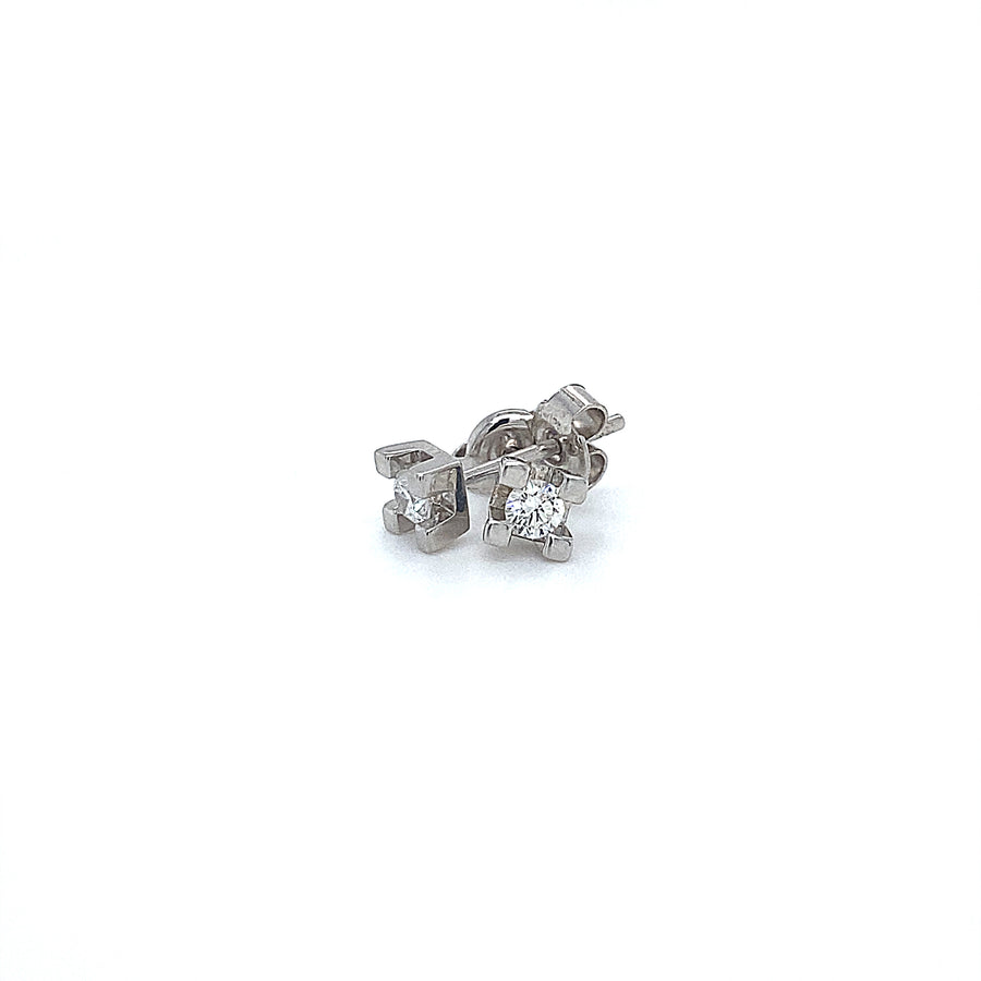 Diamond stud earrings 0.20Ct