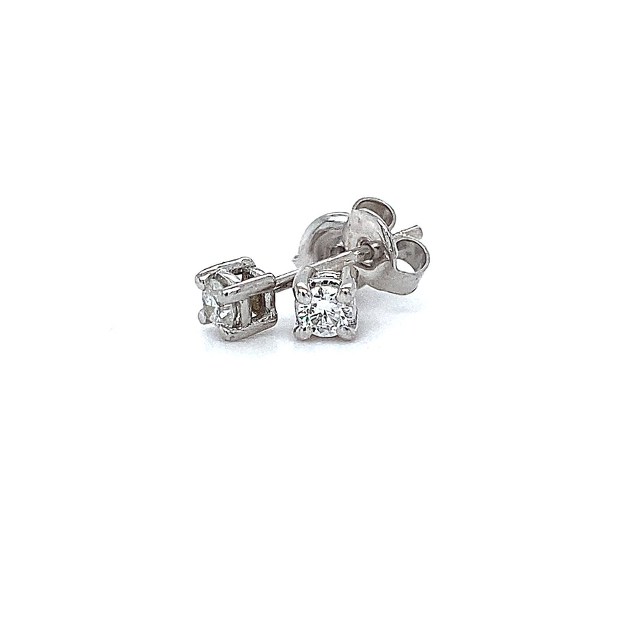 Diamond stud earrings 0.20Ct