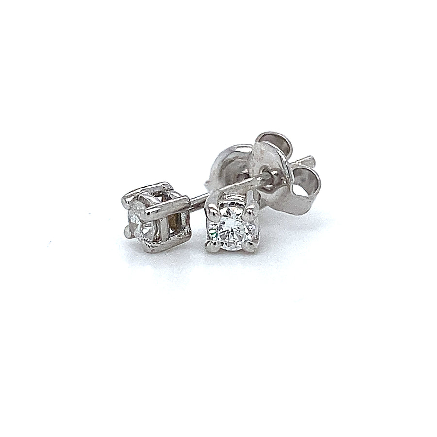 Diamond stud earrings 0.20Ct