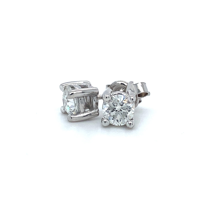 Diamond stud earrings 1.40Ct