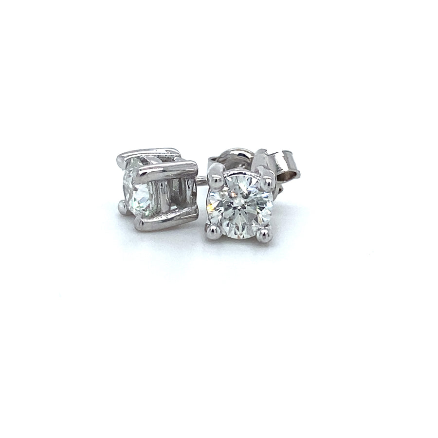 Diamond stud earrings 1.40Ct