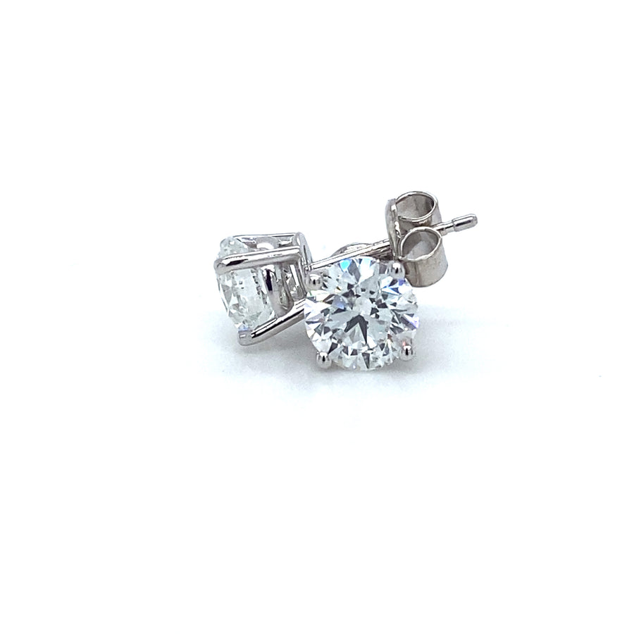 Diamond stud earrings 1.85Ct