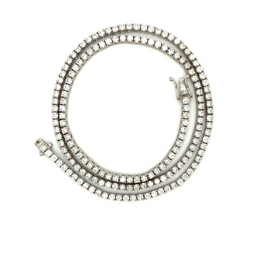 Diamond Tennis Necklace 8.42Ct.