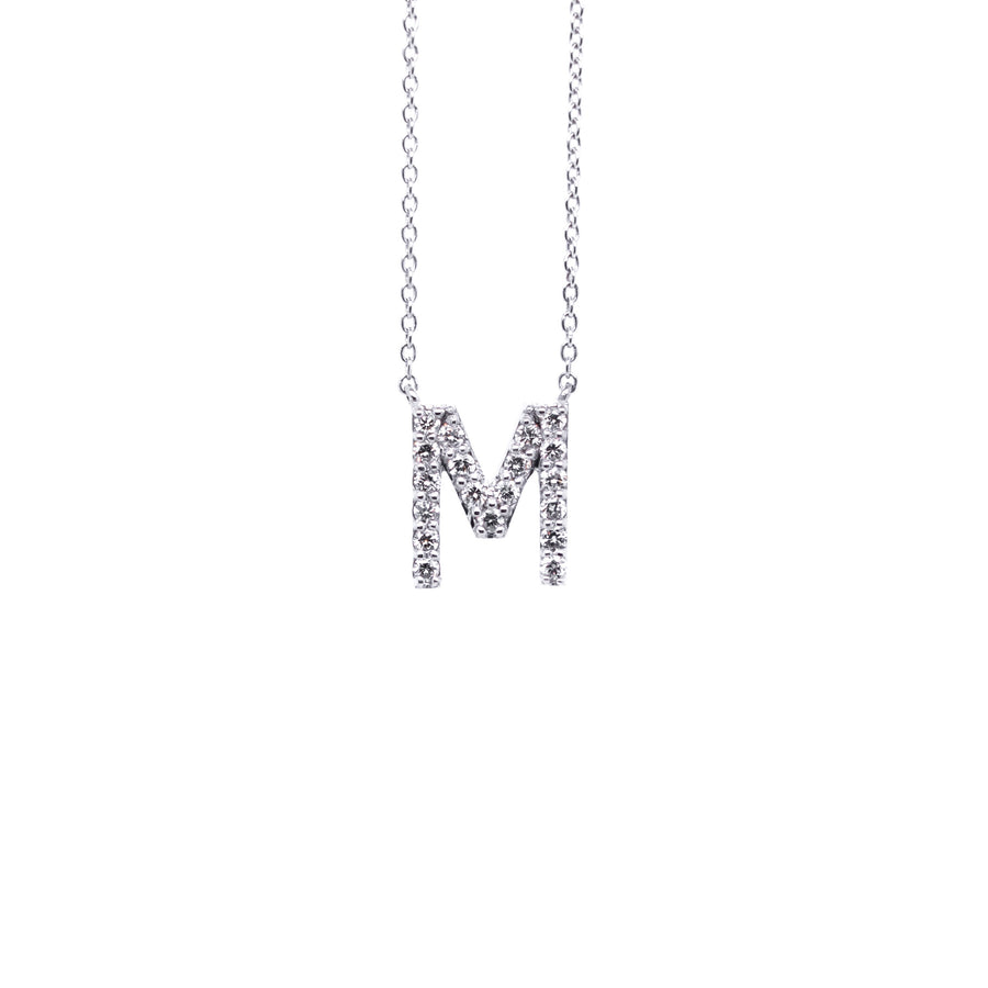 Initial diamond pendant (M)