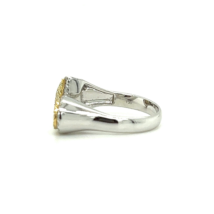 Diamonds gold ring